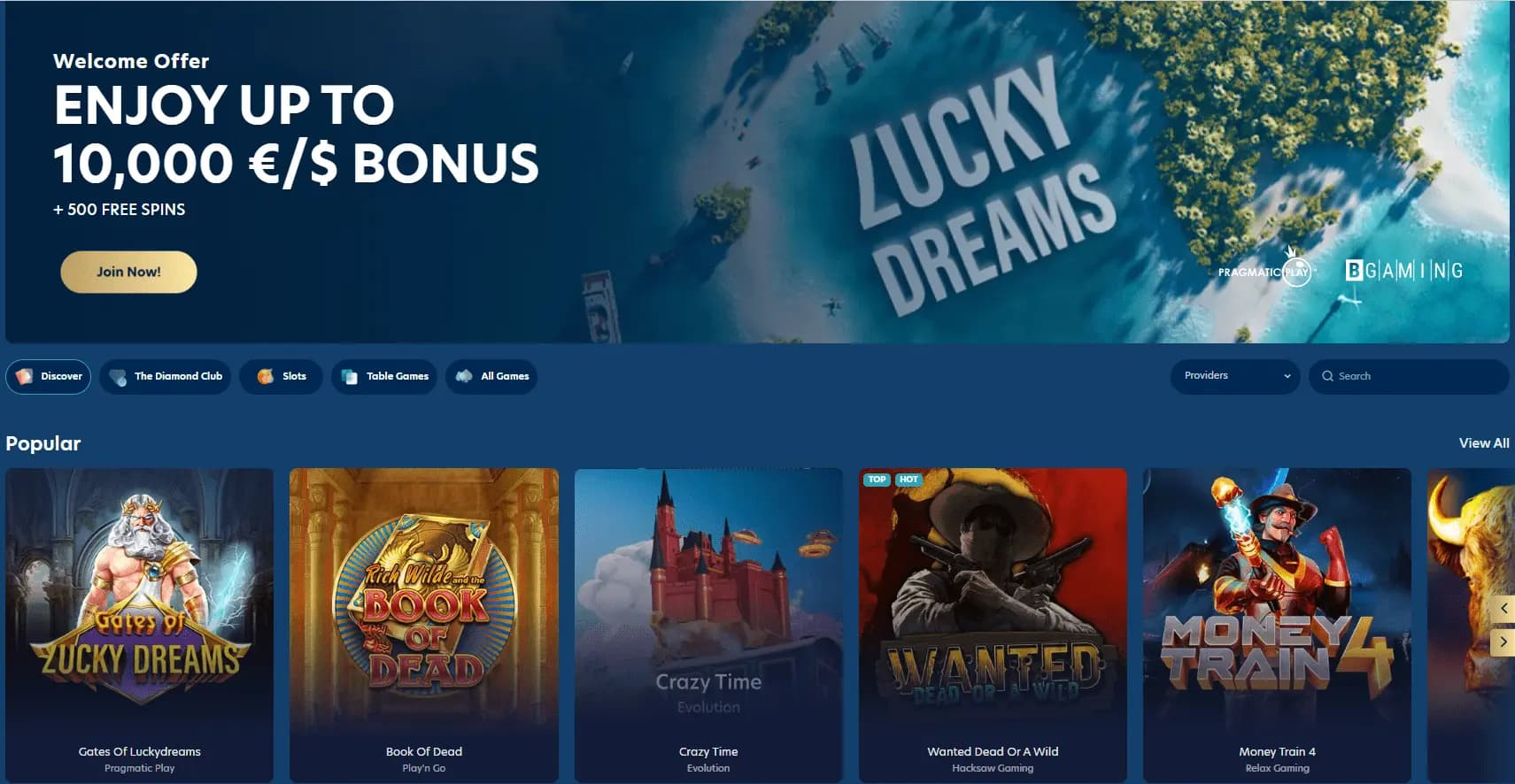 Lucky Dreams Online Casino